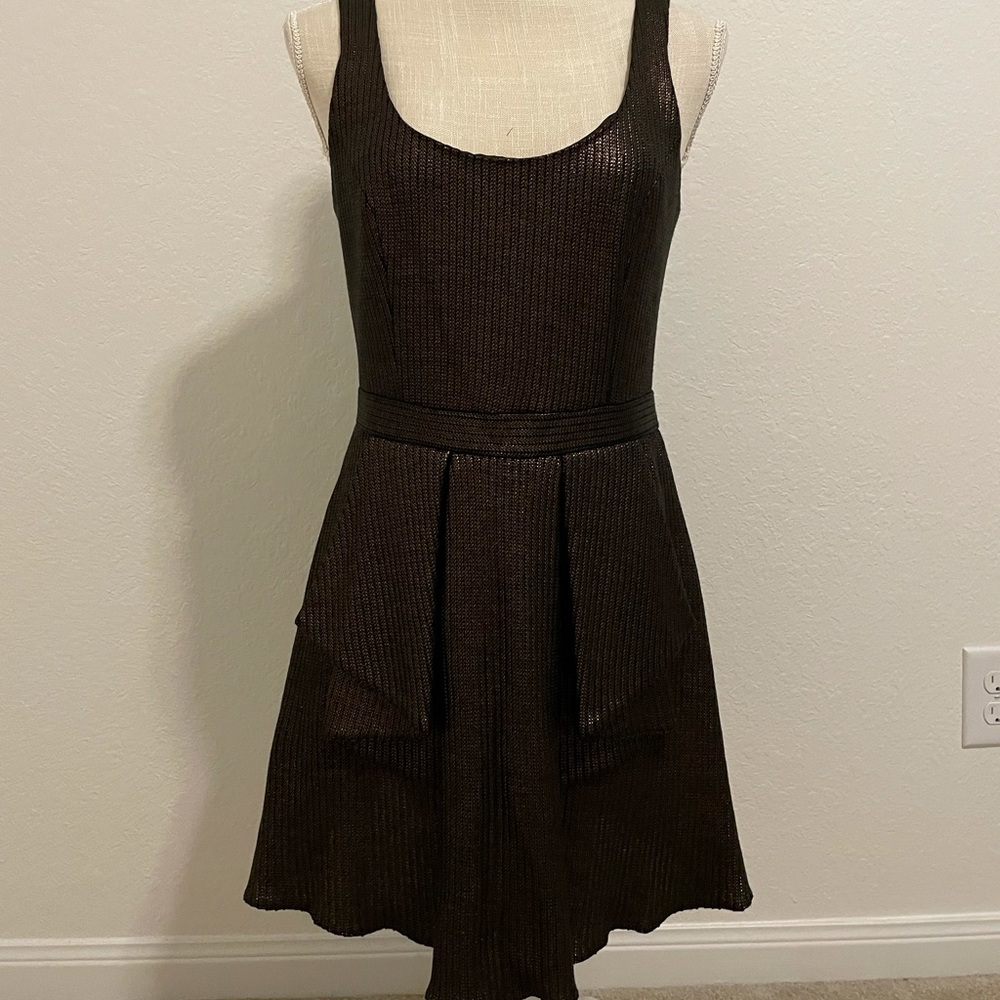 Jay Godfrey metallic knit dress. NWT